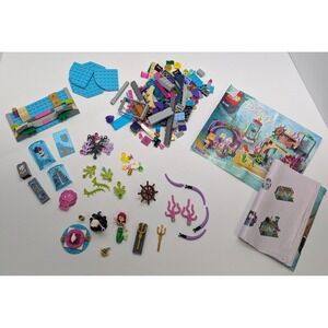 LEGO Disney Ariel and the Magical Spell 41145 Little Mermaid Ursula Flounder Lot